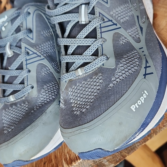 Propet One LT Gray Trainers Ortholite Gym Running Shoes Sneakers Gray sz 11 Wide - Picture 13 of 16